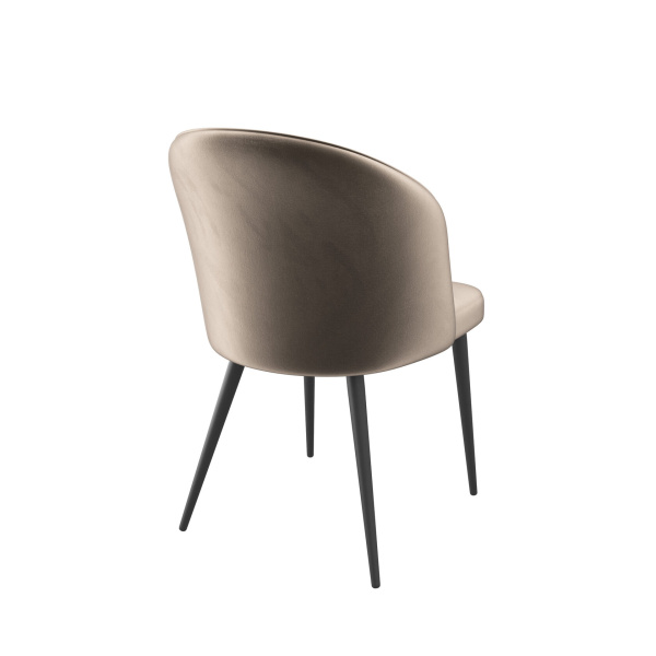 Стул TEDDY CAPPUCCINO DIVA 05 BK